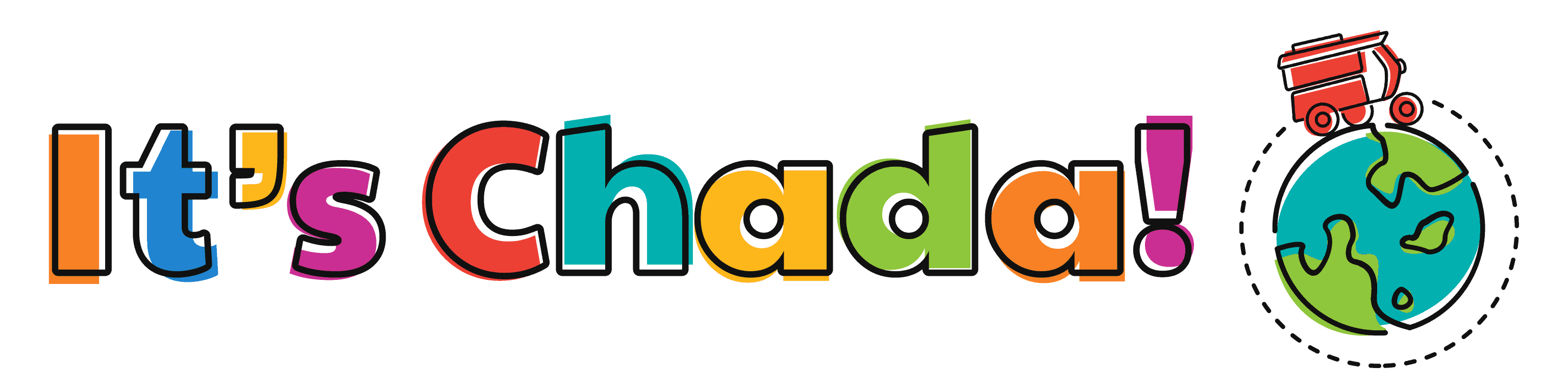 cropped-ItsChada-Logo-Colored.png Colorful text 'It's Chada!' with earth illustration.